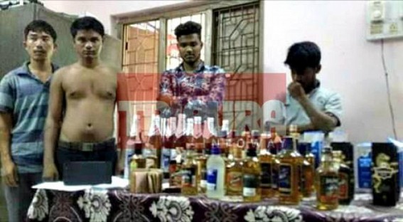 Police recover foreign liquors worths Rs. 20,000